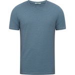 GreenBomb Мъжка тениска GreenBomb Basic Spice T-shirt - Blue Smoke Stripes (217-0558-0112)