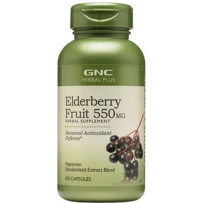 GNC Elderberry Fruit 550 mg [100 капсули]