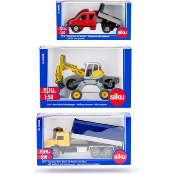 SIKU Super set 3 stavebných strojov B 1:50