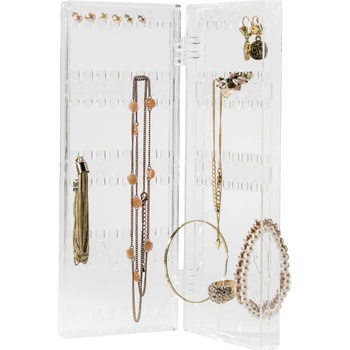 Compactor organizér na drobné šperky čirý plast