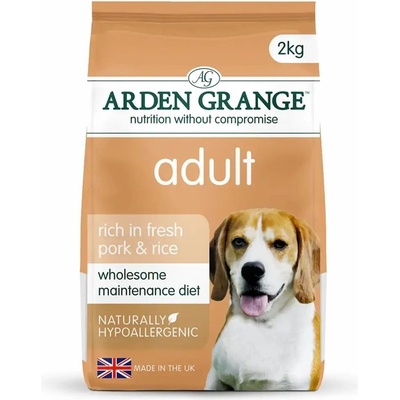 Arden Grange Възрастен с много прясно свинско и ориз 2 кг