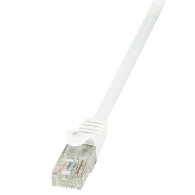 LogiLink Кабел UTP LOGILINK Cat6, Мед-алуминий, 0.5 м, Бял, AWG24, CP2021U (CP2021U)