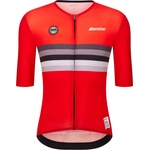Santini Фланелка с къс ръкав за колоездене Santini UCI World Champion Jersey Cycling jersey - Switzerland (056-3881-0812)
