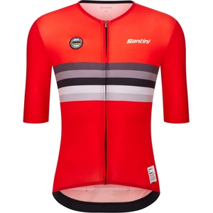 Santini Фланелка с къс ръкав за колоездене Santini UCI World Champion Jersey Cycling jersey - Switzerland (056-3881-0812)