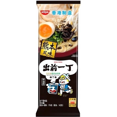 Nissin Japonský ramen polievka bravčové rezance s cesnakovým olejom 174 g