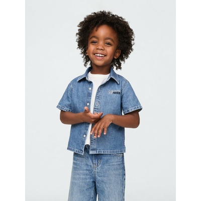 GAP Бебешка chambray риза GAP GAP | Sin | Момчешки | 80-86