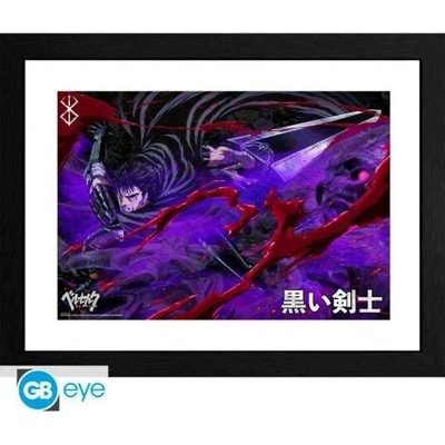 ABYstyle Zarámovaný plakát Berserk - Guts