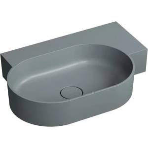 Omnires Ovo M+ 64x44 cm right matt ash grey (OVO645UWPAG)