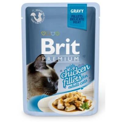 Brit Premium Cat Delicate Fillets in Gravy with Chicken 85g