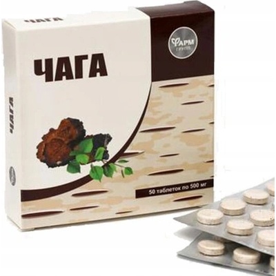 Čaga tablety 500mg 50 ks