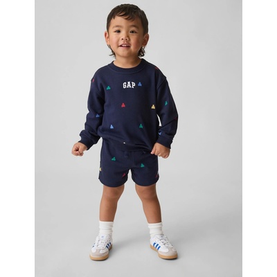 GAP Baby teplákový set s logom VintageSoft Tmavomodrá