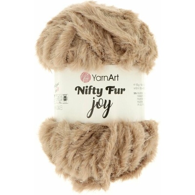 Yarnart Nifty Fur Joy 3306 piesková hnedá