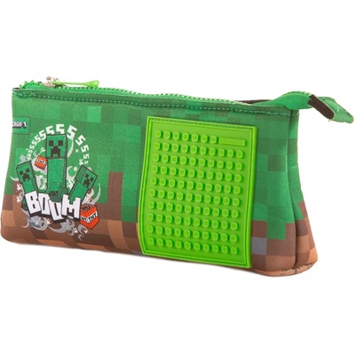 PIXIE CREW Несесер без съдържание в зелено Minecraft Pixie Crew