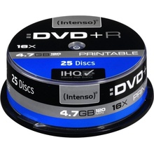 Intenso DVD+R 4,7GB 16x, 25ks