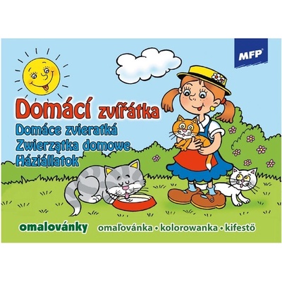 Omaľovánka A5 16 strán Domáce zvieratká