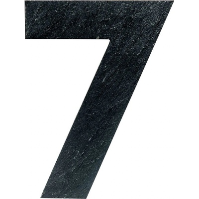 Domové číslo „7“, 150 × 106 mm, bridlice, 1725