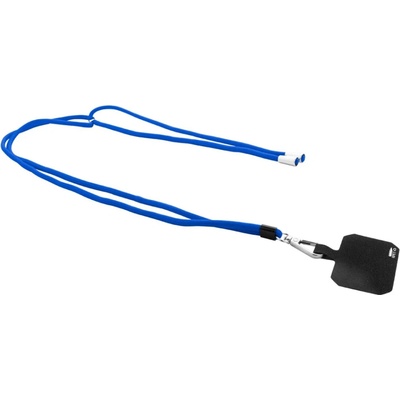 Šňůrka na krk Corphon RPET lanyard na mobil modrá