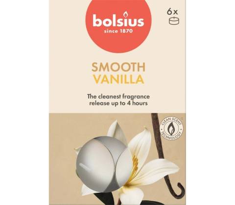 Bolsius aromatic Vanilla 6ks