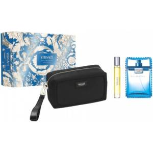 Versace Комплект за мъже Versace Man Eau Fraiche - Тоалетна вода 100 мл + Мини Тоалетна вода 10 мл + Чанта