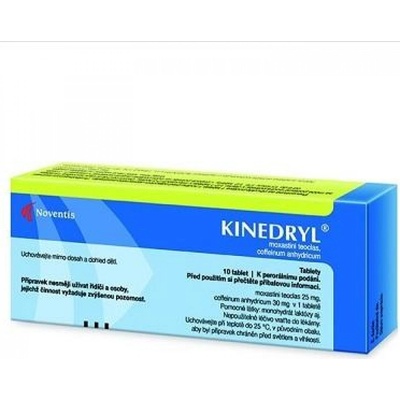 Kinedryl tbl. 10 x 25 mg / 30 mg
