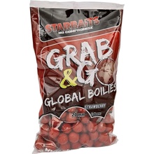 Starbaits Grab & Go Global Boilies 2,5 kg 20 mm Strawberry jam