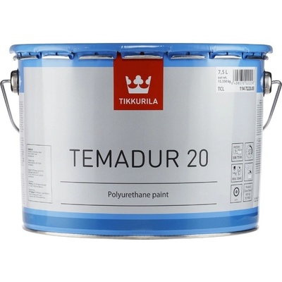 Tikkurila TEMADUR 20 TVL bílá 2,4L