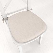 Biante BKW-205 Režný žíhaný - 39x37x3 cm Oblý