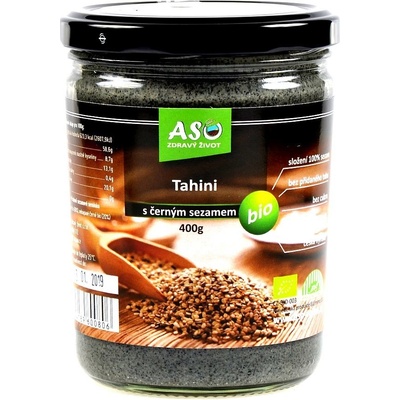 ASO Zdravý život Tahini s černým sezamem Bio 400 g