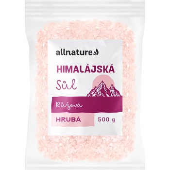 Allnature himalájská sůl růžová hrubá 500 g