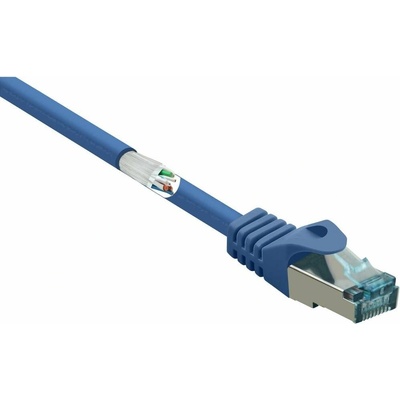 Lindy 47151 RJ45 CAT 6A S/FTP 5m modrý