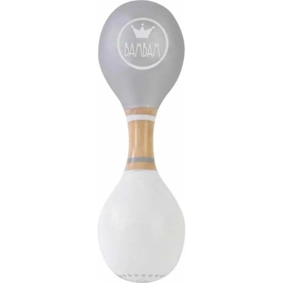 Bambam Дървена играчка BamBam - Маракас, Grey (51101)