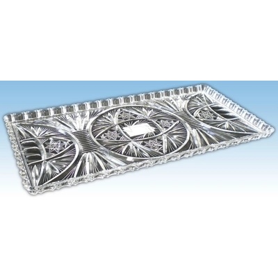 HUSQVARNA GROUP Podnos krystal brus plast 34x17cm