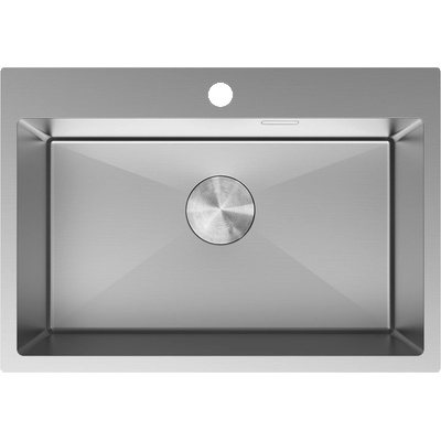 Mexen Solix мивка от неръждаема стомана с 1 отделение 650 x 450 mm, инокс - 6403651000-01 (6403651000-01)