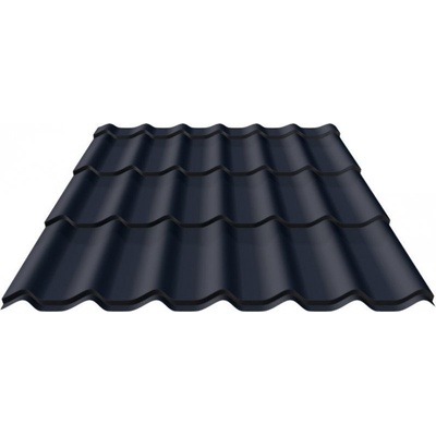 Blachotrapez Kingas Eco Plus 350 Aluminium MAT 1195 x 0,6 mm RAL 7016 antracitová šedá 1 m²