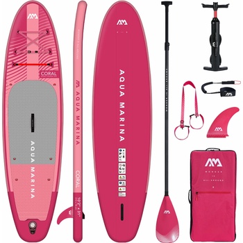 Paddleboard Aqua Marina Coral 10'2''x31''x5'' RASPBERRY
