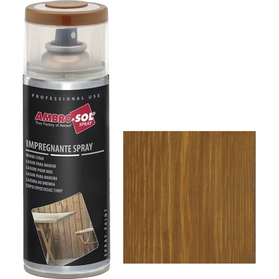 Ambro Sol wood stain moridlo na drevo v spreji 0,4 l teak
