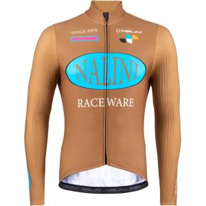 Nalini Фланелка с дълъг ръкав за колоездене Nalini Mortirolo L/S Jersey Cycling jersey - Light Brown - размер XXL (056-4316-0215)