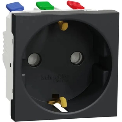 Schneider Electric КОНТАКТ ШУКО АНТРАЦИТ schneider unica (nu305754) (3606489454210)