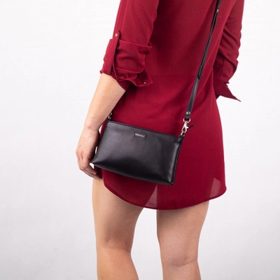 Segali dámská kabelka kožená A1 černá