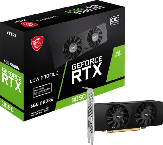 MSI GeForce RTX 3050 LP OC 6GB GDDR6 96bit (V812-023R)