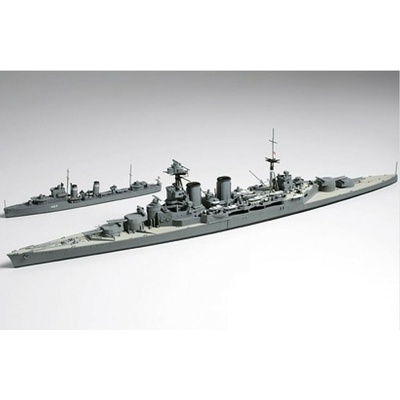 Tamiya Hood & E Class Destroyer Water Line 1:700