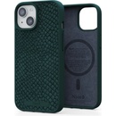 Púzdro NJORD Salmon Leather Magsafe iPhone 15 zelené