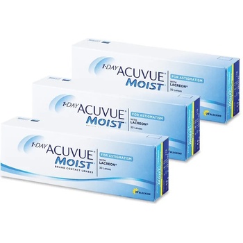Image 1 of Johnson & Johnson 1 Day Acuvue Moist for Astigmatism (90 лещи)