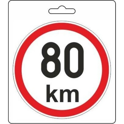 Samolepka omezená rychlost 80km/h (110 mm)