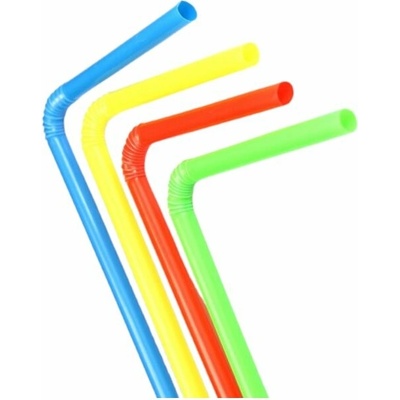 MyHoreca Slamky plast 50 ks ohybné