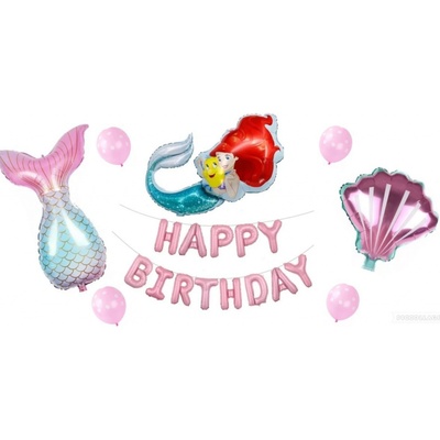 Procos Srdce Ariel DISNEY 46cm fóliový balónek a závaží