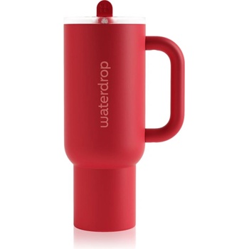 Waterdrop Explorer Tumbler неръждаема термочаша със сламка (лимитирана серия) Deep Red 1100ml