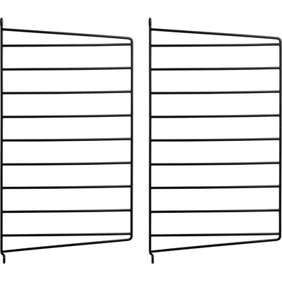 String Nástěnný panel 50 x 30 cm, Black, 2 kusy, SW5030-13-2