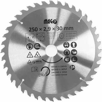 MAGG Pilový kotouč 210x2,9x30mm/60 zubů střídavě šikmé 9321060