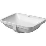 Duravit Starck 3 - Умивалник за вграждане в плот, 49x37 cm, без отвор за смесител, бял 0305490000 (0305490000)